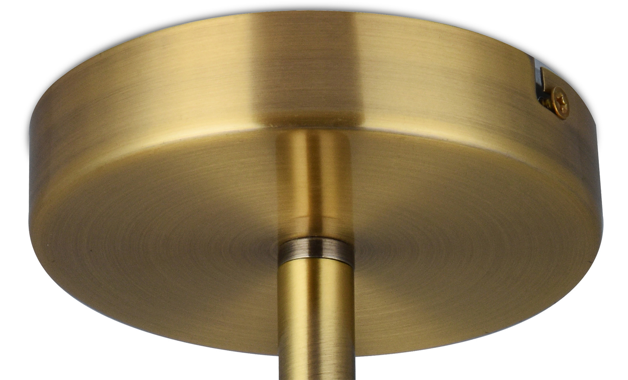 Baymont 40cm Semi Flush 1 Light Antique Brass, Taupe/Halo Gold, Frosted Diffuser DK0177  Deco Baymont